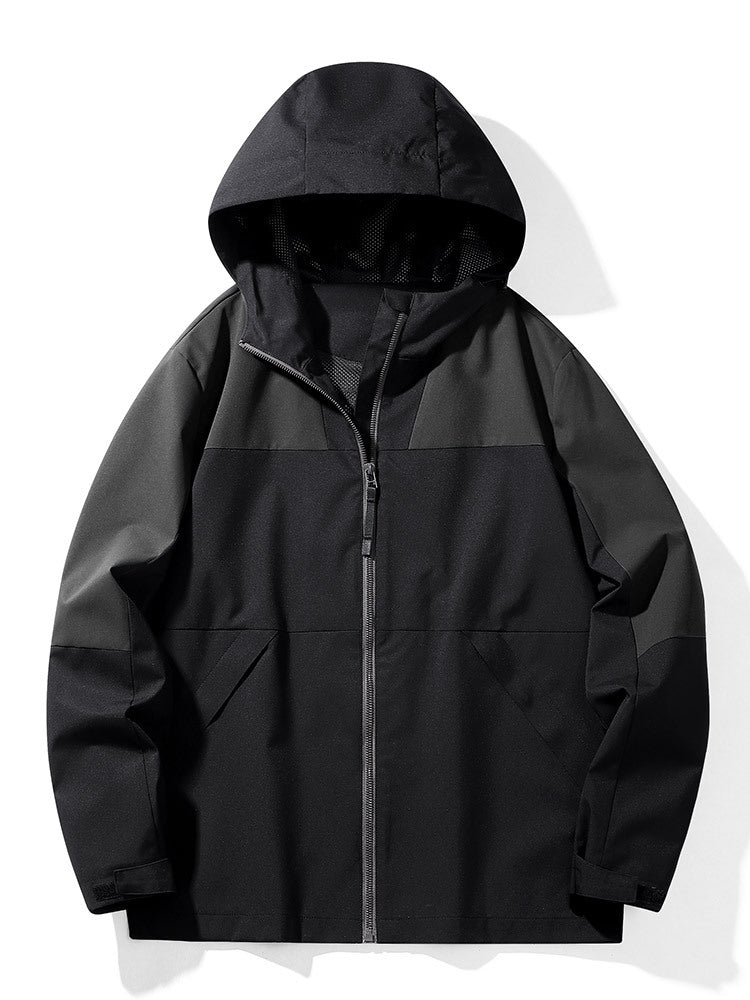 Men's And Women's Autumn Hooded Waterproof Windproof Jacket