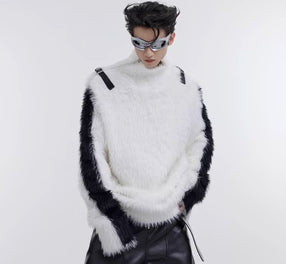 Zipper Mink Proof Knit Sweater