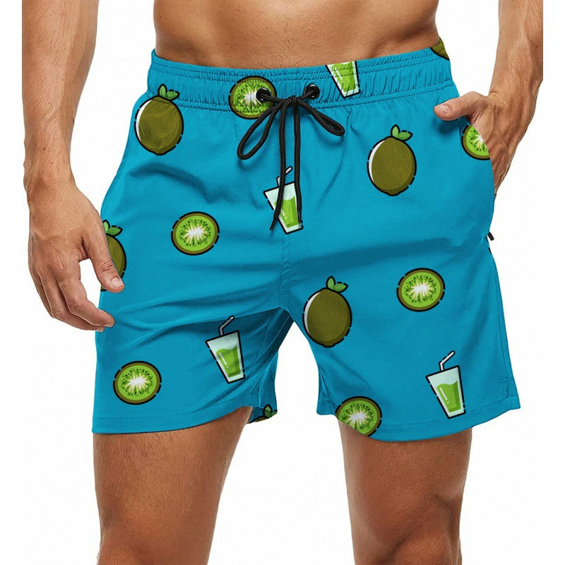 Men's Beach Swim Trunks Sports Quick-drying Five Points