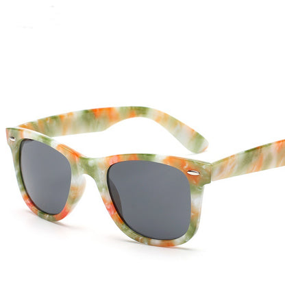 Wood Grain Classic Retro M Nail Sun Glasses