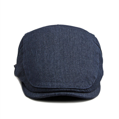 Simple Light Board Washed Denim Hat Men And Women All-match Retro Peaked Cap