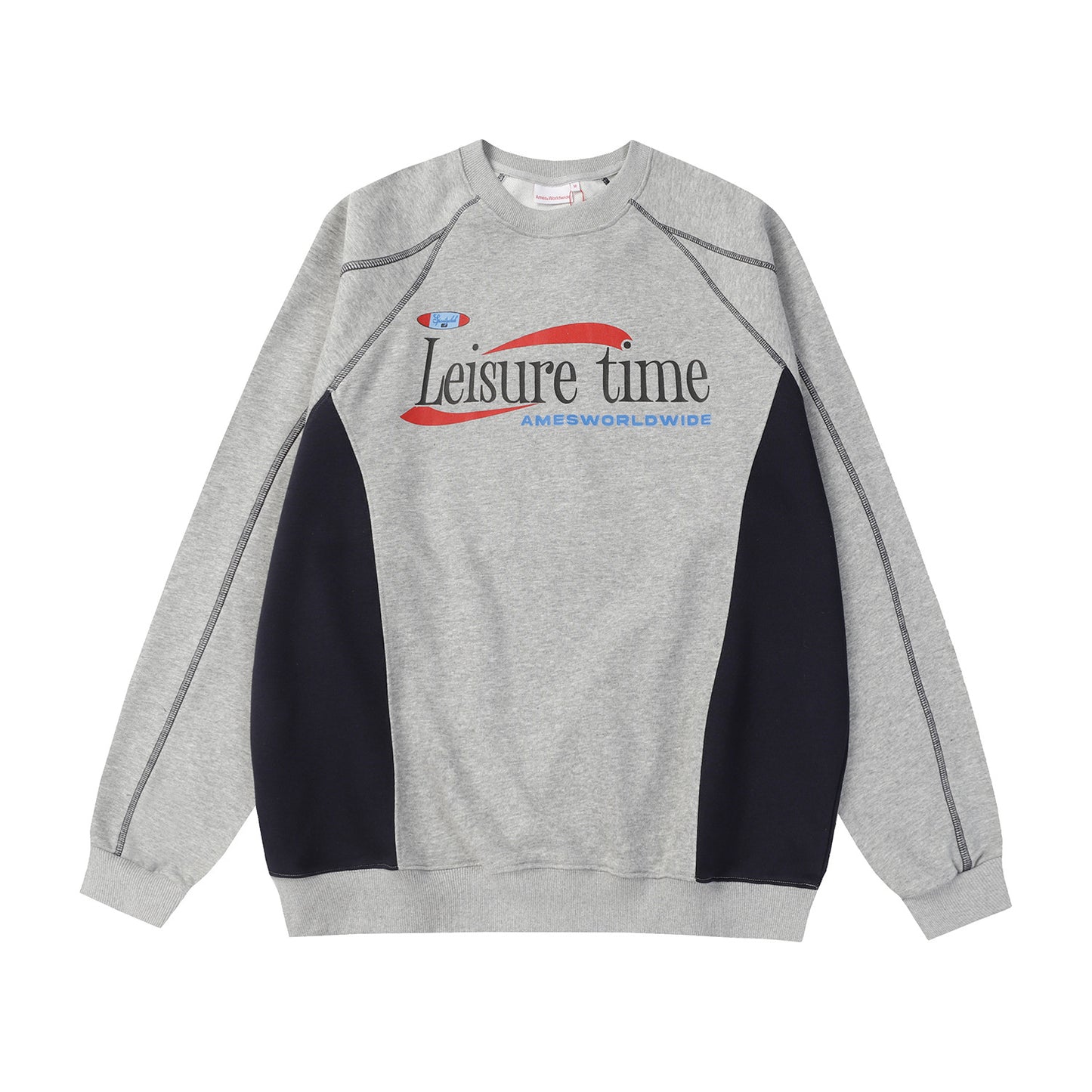 Retro Raglan Jersey Style Couple Casual Long Sleeve