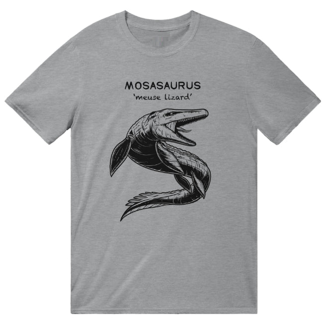 European And American Prehistoric Marine Reptiles Unisex T-shirt Digital Printing