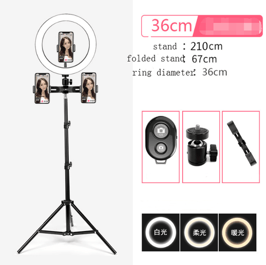 Mobile Phone Live Selfie Anchor Round LED Fill Light