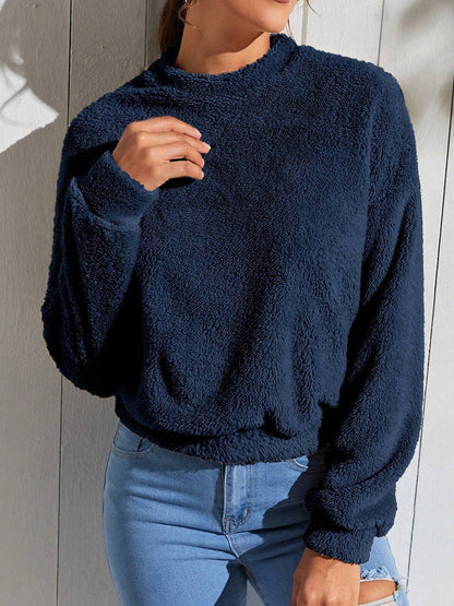 Double-sided Velvet Loose Fleece Sweatshirt