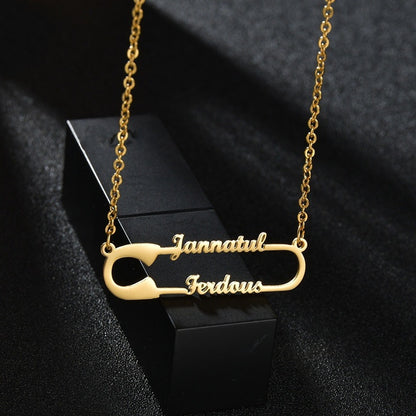 Fashion Stainless Steel Clip Necklace