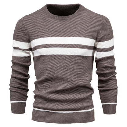 Fashion Casual Striped Men's Sweater