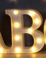 Luminous LED Letter Number Night Light English Alphabet Number Battery Lamp Romantic Wedding Christmas Party Decoration