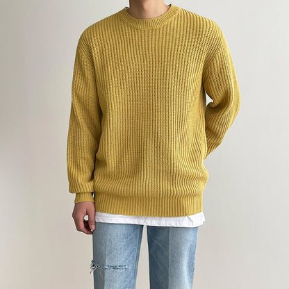 Pullover Crew Neck Casual Warm Sweater