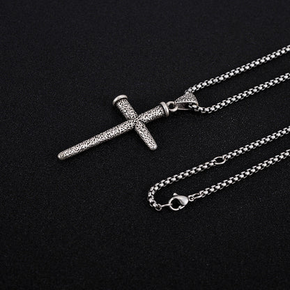 Fashion Vintage Pattern Cross Necklace