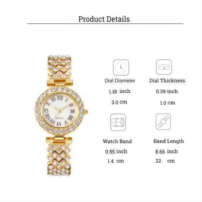 Women's Fashion Watch Gift Full Diamond Versatile High-grade Quartz Watch