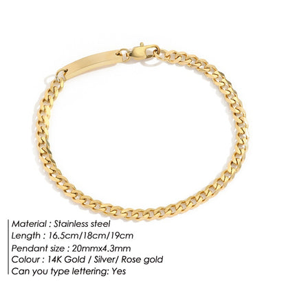 Gold-plated Stainless Steel Bracelet Fashion