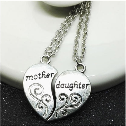 Mother And Daughter Two-part Love Necklace