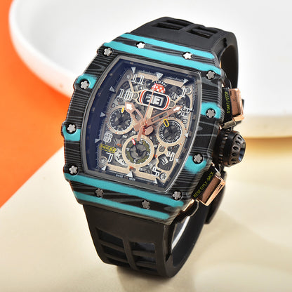 Modern Sports Mechanical Wind Quartz Small Three-plate Craft Watch