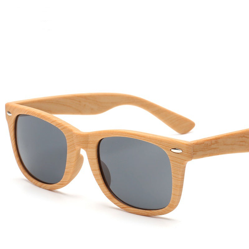 Wood Grain Classic Retro M Nail Sun Glasses