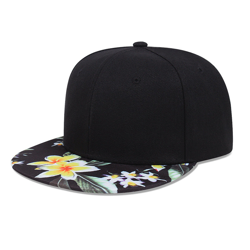 Unisex All-matching Hip Hop Simple Flat-brimmed Cap