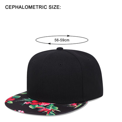 Unisex All-matching Hip Hop Simple Flat-brimmed Cap