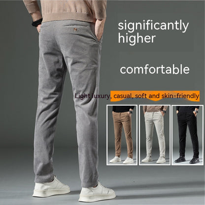 2023 New Korean Style Fashion Elastic Casual Long Pants Men's Pants Spring And Autumn New Men's Jeans Slim Fit Skinny