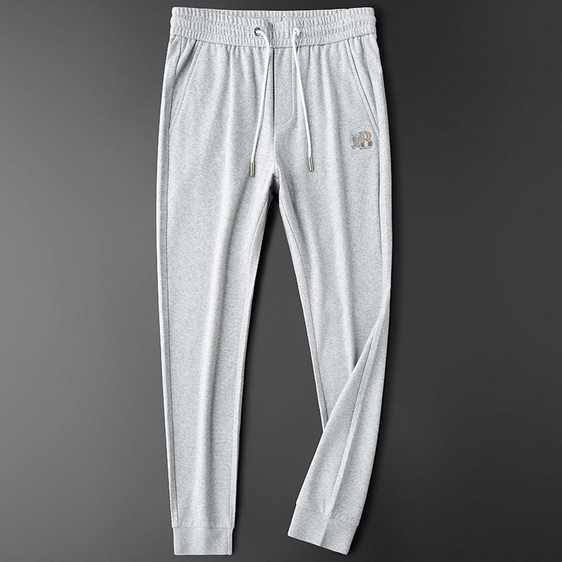 Sports Pants Ankle-tied Loose Men's Cropped