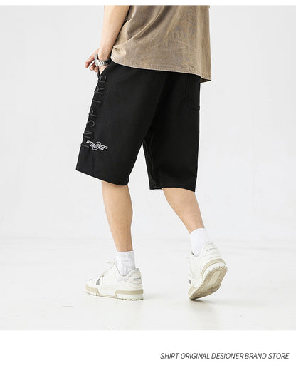 Men's Loose Sports Drawstring Casual Shorts