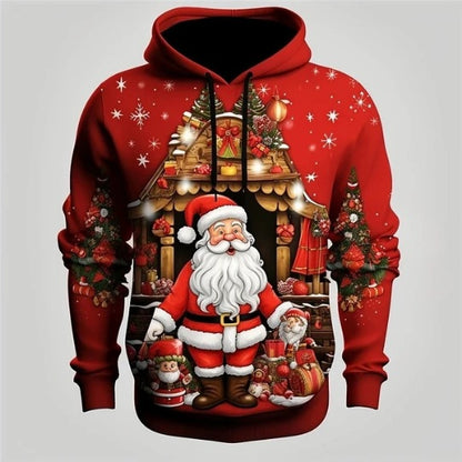 Christmas Cute 3D Printed Pullover Hoodie