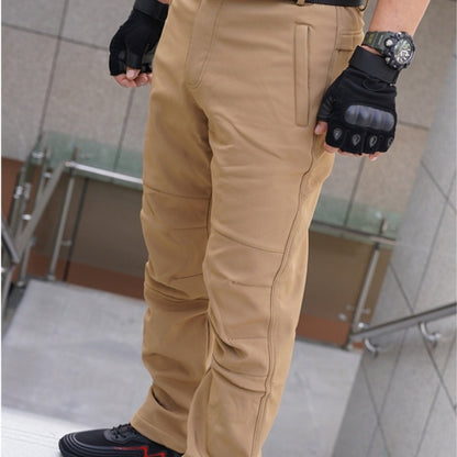 Fleece-lined Windproof Mountaineering Ski Charging Pants