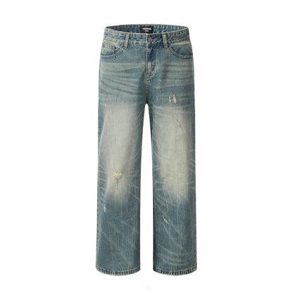 New Heavy Industry Straight American Retro Jeans