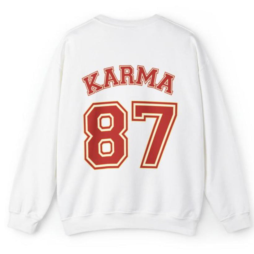 European And American Autumn And Winter Round Neck Letter Karma Sweatshirt