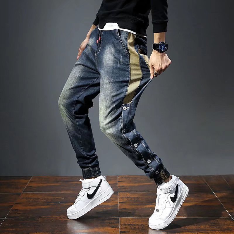 Jeans Men's Cropped Harem Pants