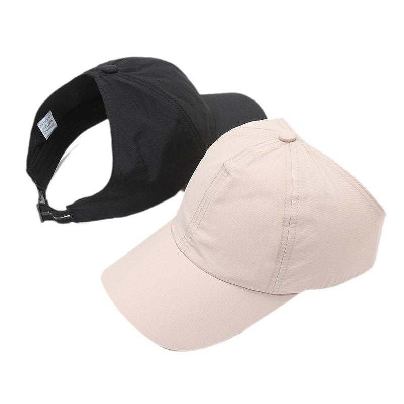 Summer Quick-drying Sunscreen Soft Top Topless Hat