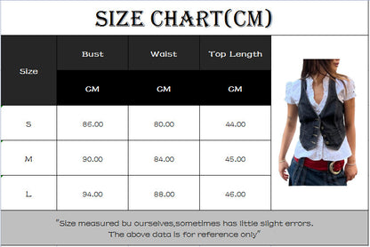 European And American Fashion Slim Fit Denim Vest