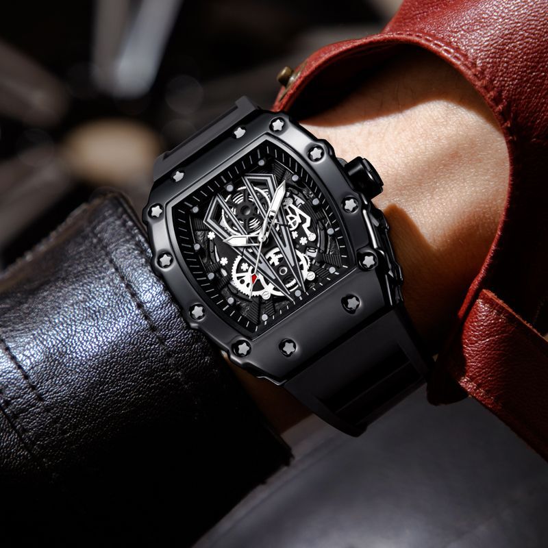 Bucket Shaped Quick Waterproof Men's Quartz Watch