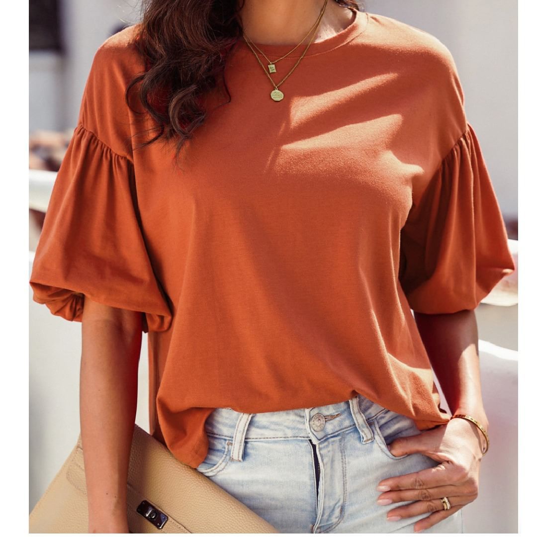 Women's Puff Sleeve T-shirt