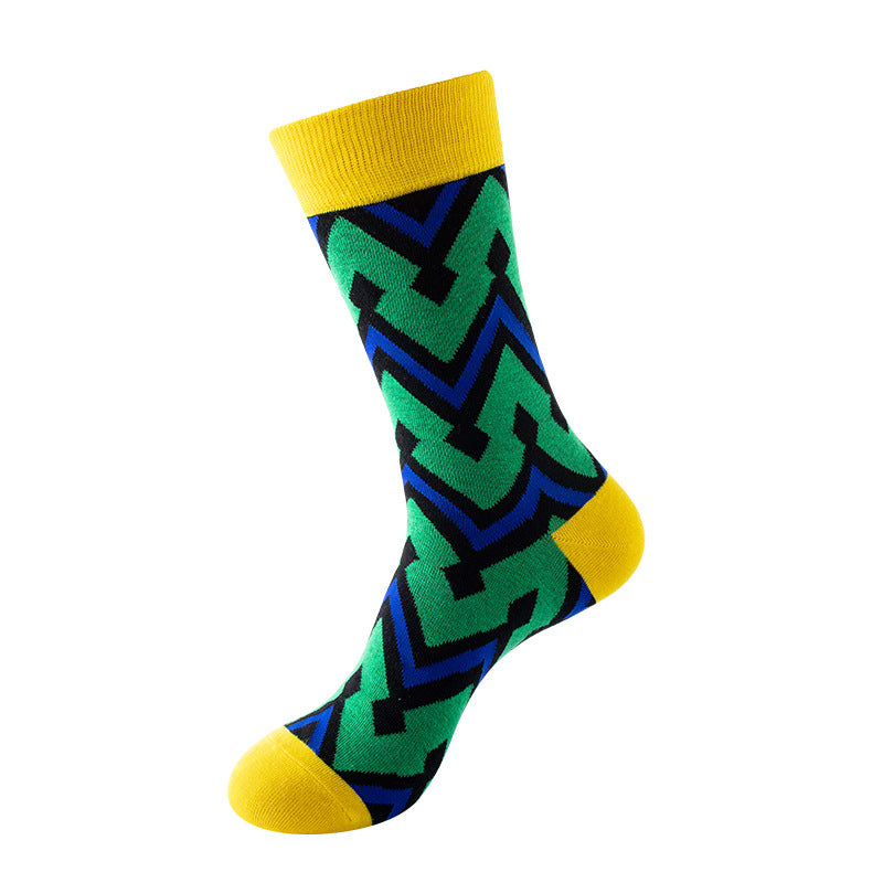 Mid-tube Star Animal Tide Socks