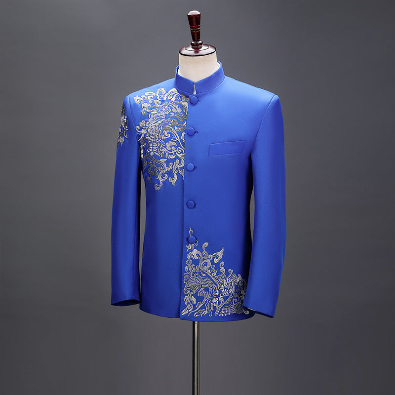 Zhongshan Suit Men's National Style Host Suit