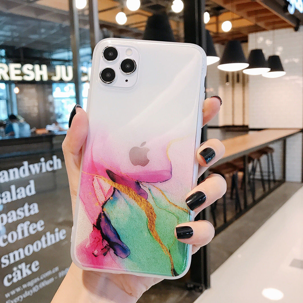 Gradient silicone phone case