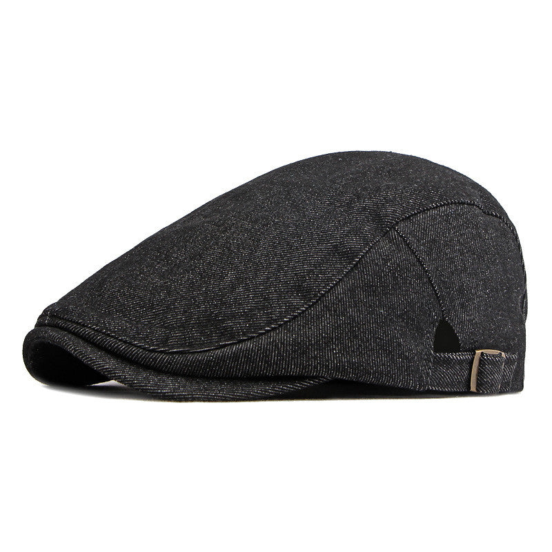 Simple Light Board Washed Denim Hat Men And Women All-match Retro Peaked Cap