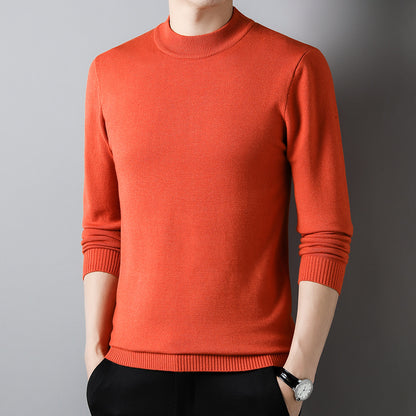 Long Sleeve Bottoming Casual All-match Round Neck Sweater Stretch Top