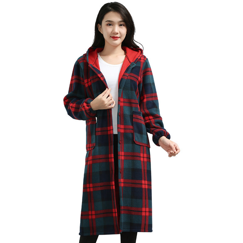 Lengthened Winter Warm Overclothes Men And Women