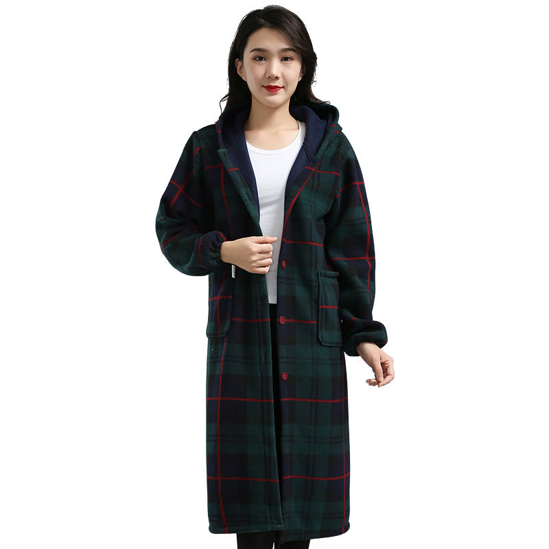 Lengthened Winter Warm Overclothes Men And Women