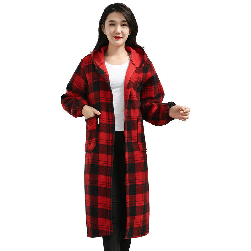 Lengthened Winter Warm Overclothes Men And Women