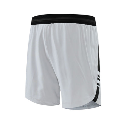 Men's Quick-drying Breathable Safety Fake Two-piece Double-layer Sports Shorts