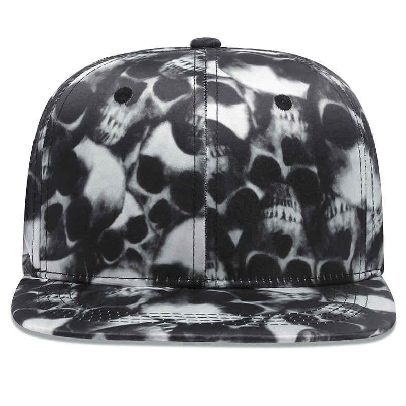 Skull Men's Mesh Cap Outdoor Sports Sun-proof