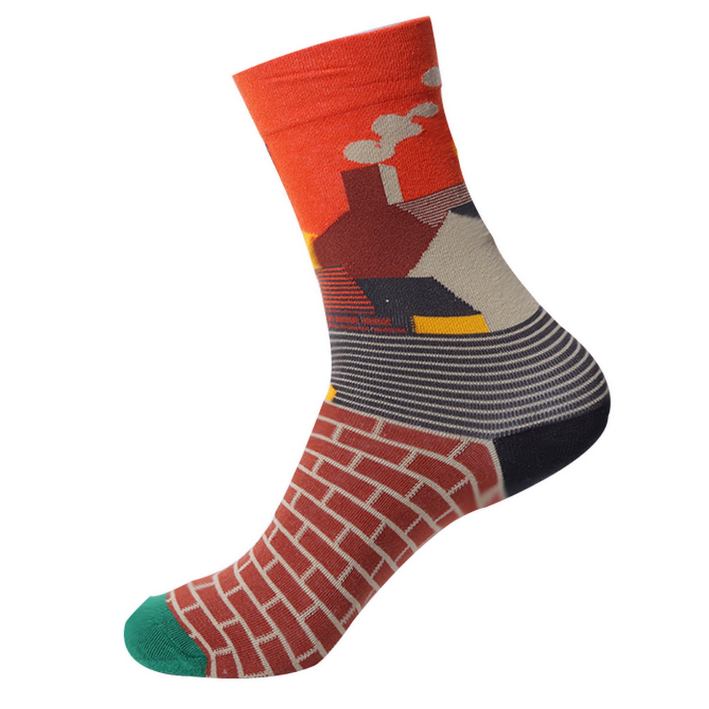 Renaissance Men And Women Mid-calf Spring And Autumn Cotton Sock