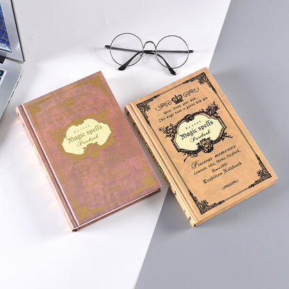 Vintage magic book notebook