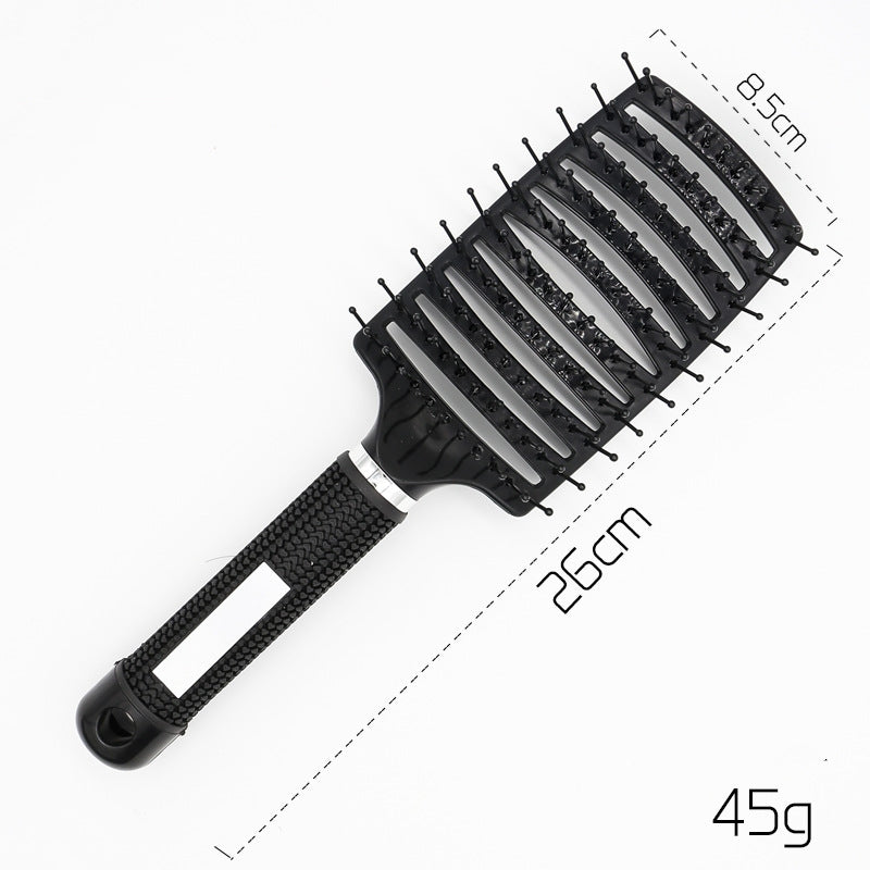 Hairbrush Anti Klit Brushy Haarborstel Women Detangler Hair Brush Bristle Nylon Scalp Massage  Teaser Hair Brush Comb