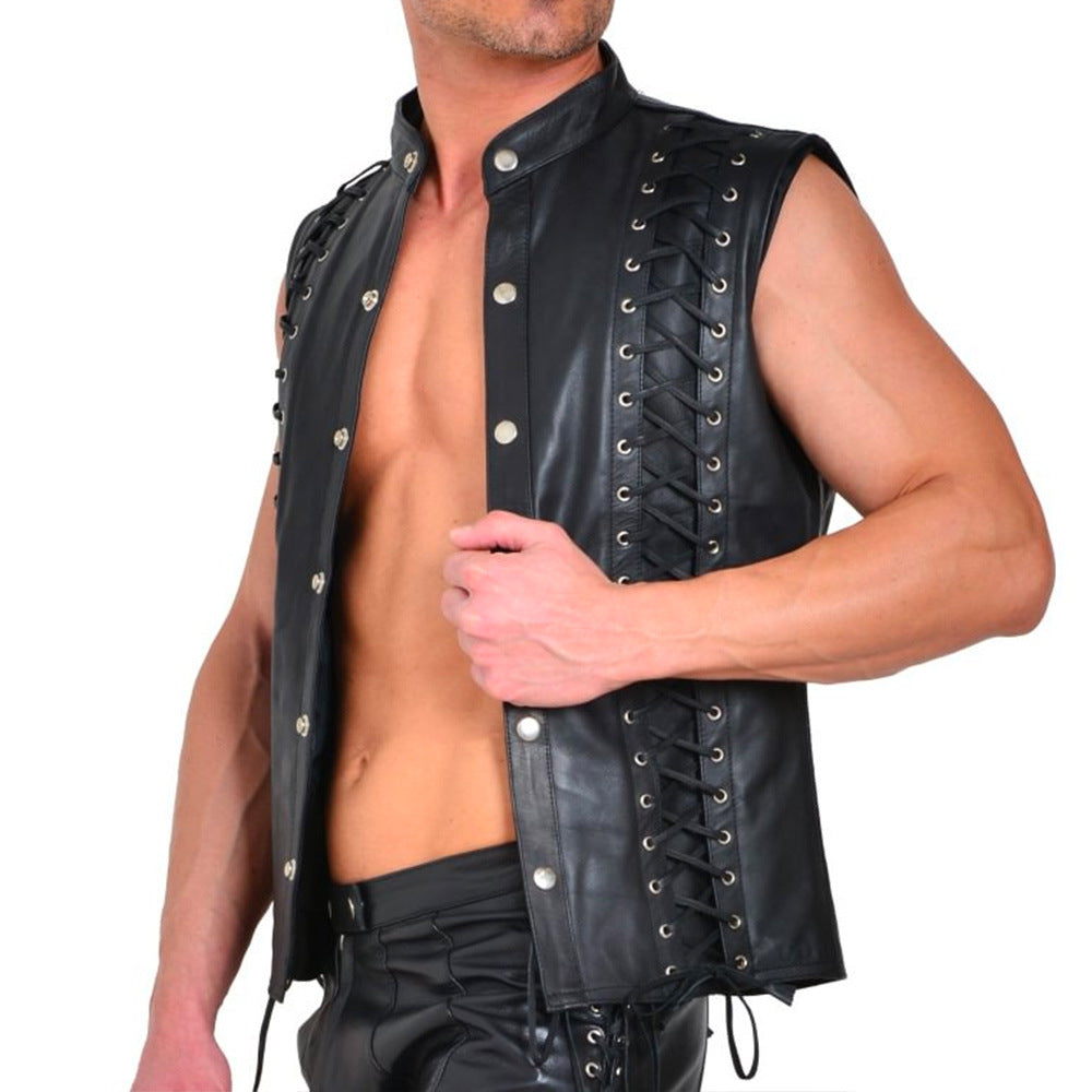 Single-breasted Slim Fit Skinny Fashion Vest