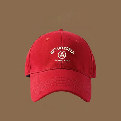 Baseball Cap Female Embroidered Couple Face