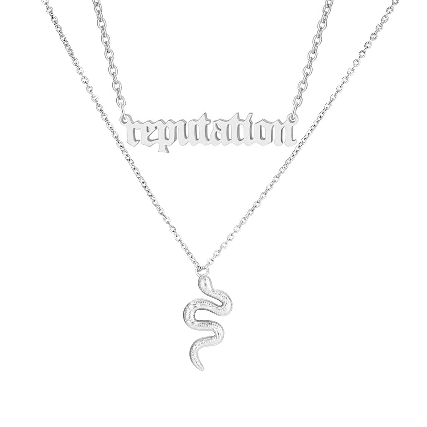 Men's And Women's Gold Snake Necklace