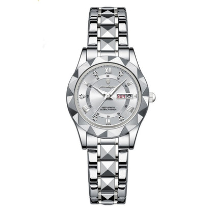 Waterproof Women's Luminous Dual Calendar Watch